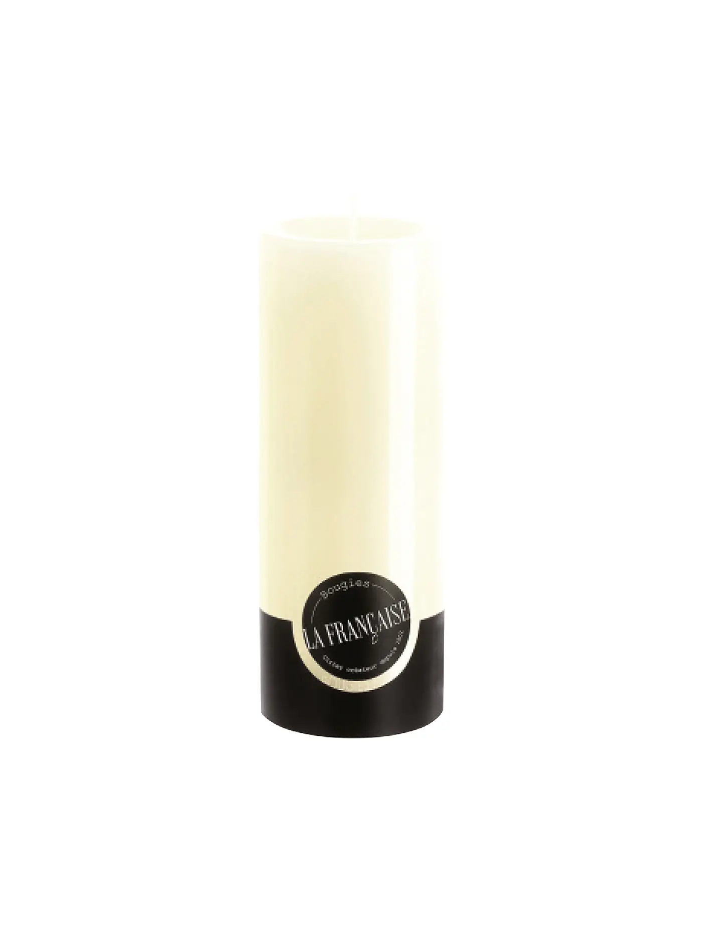 BOUGIES LA FRANCAISE | Stumpenkerze COLORAMA 20x8cm blanc | creme